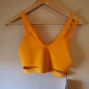 Nike Orange Sport Bra, Size Medium